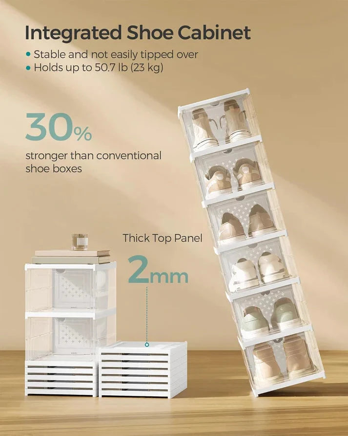 ⏰Last Day Clearance Sale $19⏰Pack of Foldable Shoe Boxes