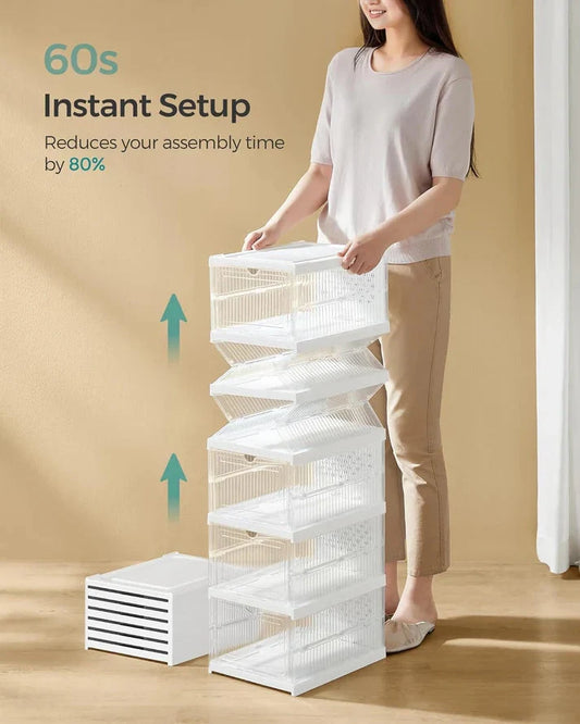⏰Last Day Clearance Sale $19⏰Pack of Foldable Shoe Boxes