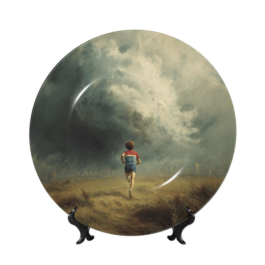 Chasing the Horizon · Inspirational Runner Decorative Plate