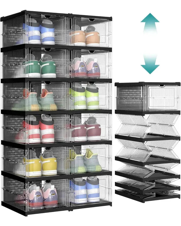 ⏰Last Day Clearance Sale $19⏰Pack of Foldable Shoe Boxes