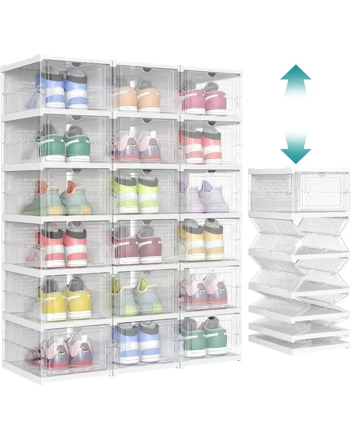 ⏰Last Day Clearance Sale $19⏰Pack of Foldable Shoe Boxes